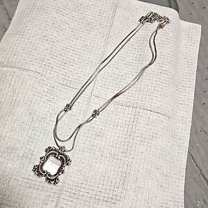 Vintage Brighton picture frame necklace